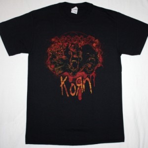 KORN EVOLUTION '07 NEW BLACK T-SHIRT