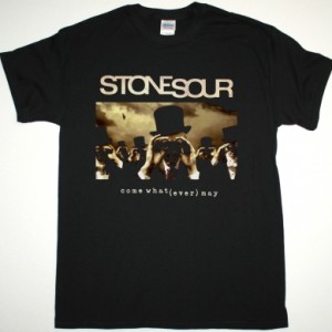 STONE SOUR COME WHAT (EVER) MAY NEW BLACK T-SHIRT