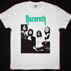 NAZARETH 1971 BAND NEW WHITE T SHIRT