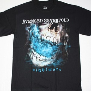 AVENGED SEVENFOLD NIGHTMARE 2010  NEW BLACK T-SHIRT