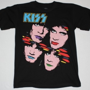 KISS ASYLUM'85 NEW BLACK T-SHIRT