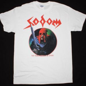 SODOM IN THE SIGN OF EVIL'84  NEW WHITE T-SHIRT