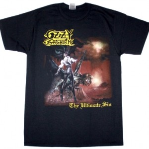 OZZY OSBOURNE THE ULTIMATE SIN'86 BLACK T-SHIRT