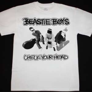 BEASTIE BOYS CHECK YOUR HEAD'92  NEW WHITE T-SHIRT