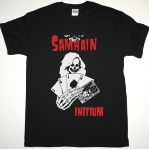 SAMHAIN CARDS NEW BLACK T SHIRT