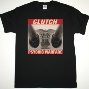 CLUTCH PSYCHIC WARFARE NEW BLACK T SHIRT