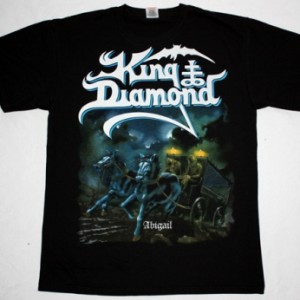 KING DIAMOND ABIGAIL'87  NEW BLACK T-SHIRT