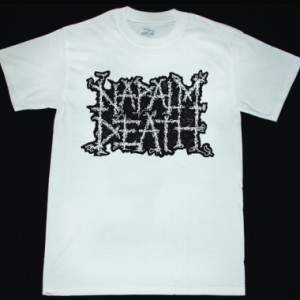 NAPALM DEATH LOGO S-XXL NEW WHITE T-SHIRT