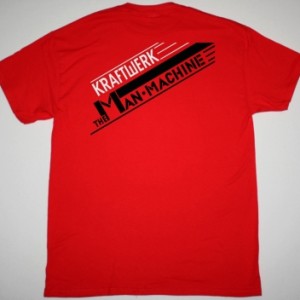 KRAFTWERK THE MAN-MACHINE 1978 NEW RED T-SHIRT