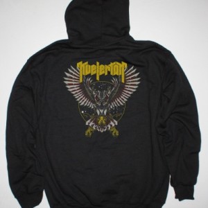 KVELERTAK LOGO NEW BLACK ZIPPED HOODIE