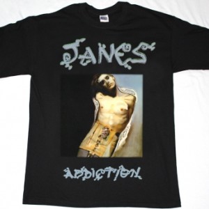 JANE'S ADDICTION PERRY FARRELL NEW  BLACK T-SHIRT