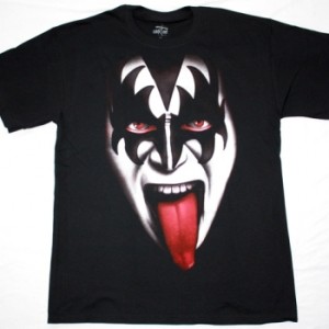 KISS GENE SIMMONS NEW BLACK T-SHIRT