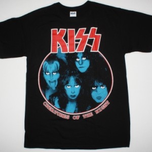 KISS CREATURES OF THE NIGHT ANNIVERSARY TOUR 1983 NEW BLACK T-SHIRT