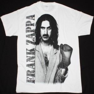 FRANK ZAPPA THEM OR US JUMBO PRINT NEW WHITE T-SHIRT