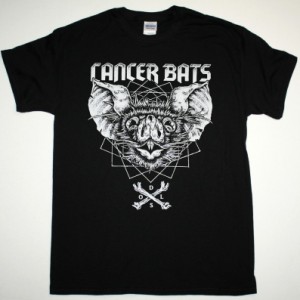 CANCER BATS BAT NEW BLACK T-SHIRT