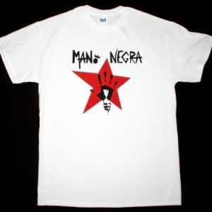 MANO NEGRA KING OF BONGO NEW WHITE T-SHIRT