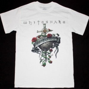 WHITESNAKE RESTLESS HEART'97 NEW WHITE T-SHIRT