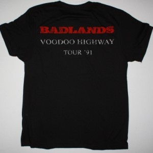BADLANDS VOODOO HIGHWAY 91 NEW BLACK T-SHIRT