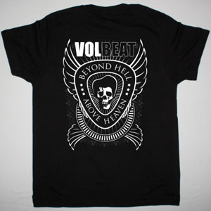 VOLBEAT BEYOND HELL ABOVE HEAVEN NEW BLACK T-SHIRT