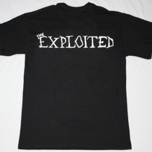 THE EXPLOITED DEATH BEFORE DISHONOUR'87 NEW BLACK T-SHIRT