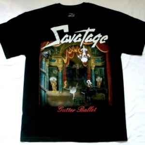 SAVATAGE GUTTER BALLET NEW BLACK T-SHIRT