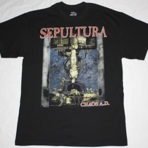 SEPULTURA CHAOS A.D. NEW BLACK T-SHIRT