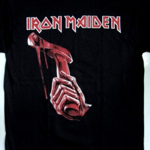 IRON MAIDEN BRING YOUR DAUGHTER TO THE SLAUGHTER'90 NEW BLACK T-SHIRT