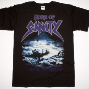 EDGE OF SANITY NOTHING BUT DEATH REMAINS 91 NEW BLACK T-SHIRT