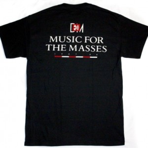 DEPECHE MODE MUSIC FOR THE MASSES NEW BLACK T-SHIRT
