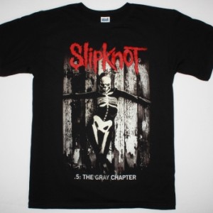SLIPKNOT .5: THE GREY CHAPTER 2014 NEW BLACK T-SHIRT