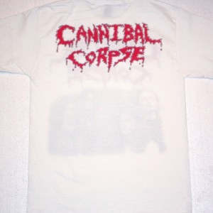 CANNIBAL CORPSE CLASSIC LINE UP NEW WHITE T-SHIRT