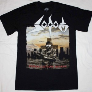 SODOM PERSECUTION MANIA NEW BLACK T-SHIRT