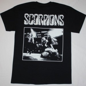SCORPIONS BLACKOUT'82  NEW BLACK T-SHIRT