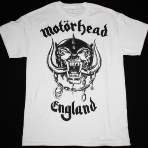 MOTORHEAD ENGLAND 2 NEW WHITE T-SHIRT