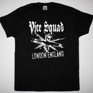 VICE SQUAD LONDON ENGLAND NEW BLACK T-SHIRT