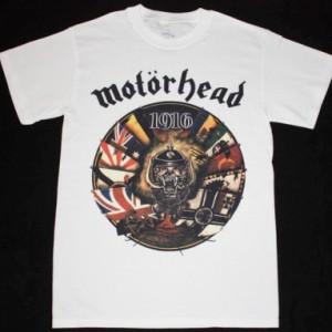 MOTORHEAD 1916 NEW WHITE T-SHIRT