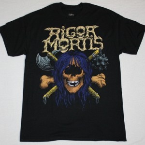 RIGOR MORTIS 1988 NEW BLACK T-SHIRT
