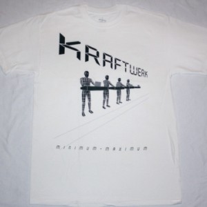 KRAFTWERK MINIMUM MAXIMUM NEW WHITE T-SHIRT