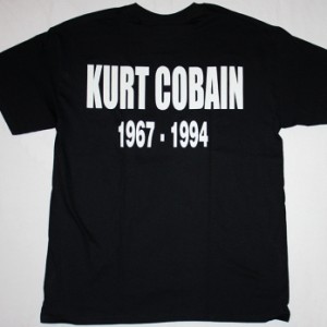 KURT COBAIN 1967-1994 NEW BLACK T-SHIRT