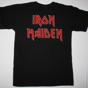 IRON MAIDEN LIVE AFTER DEATH 1985  NEW BLACK T-SHIRT