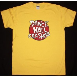 DANCE HALL CRASHERS LOGO NEW YELLOW T SHIRT