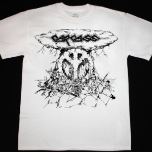 CARCASS SPLIT LIVE '88 NEW WHITE T-SHIRT