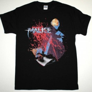 MALICE LICENSE TO KILL TOUR 87 NEW BLACK T-SHIRT