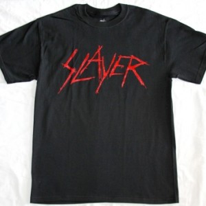 SLAYER BLOODY LOGO NEW BLACK T-SHIRT