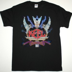 KEEL THE RIGHT TO ROCK NEW BLACK T-SHIRT