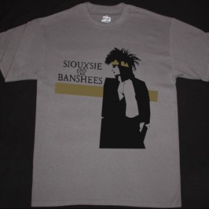 SIOUXSIE AND THE BANSHEES TINDERBOX TOUR NEW GREY CHRACOAL T-SHIRT
