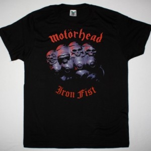 MOTORHEAD IRON FIST 1982 NEW BLACK T-SHIRT