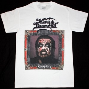 KING DIAMOND CONSPIRACY'89  NEW WHITE T-SHIRT