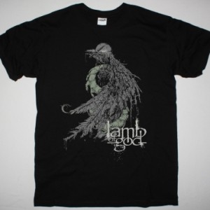 LAMB OF GOD BIRD NEW BLACK T-SHIRT