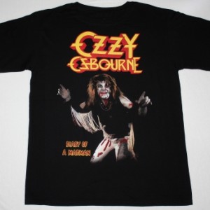 OZZY OSBOURNE DIARY OF A MADMAN'81  S-XXL NEW BLACK T-SHIRT